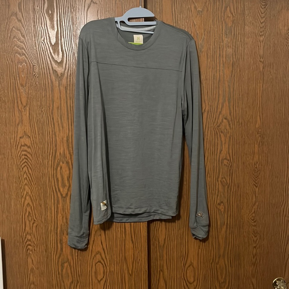 Gray Tracksmith Harrier Longsleeve - M